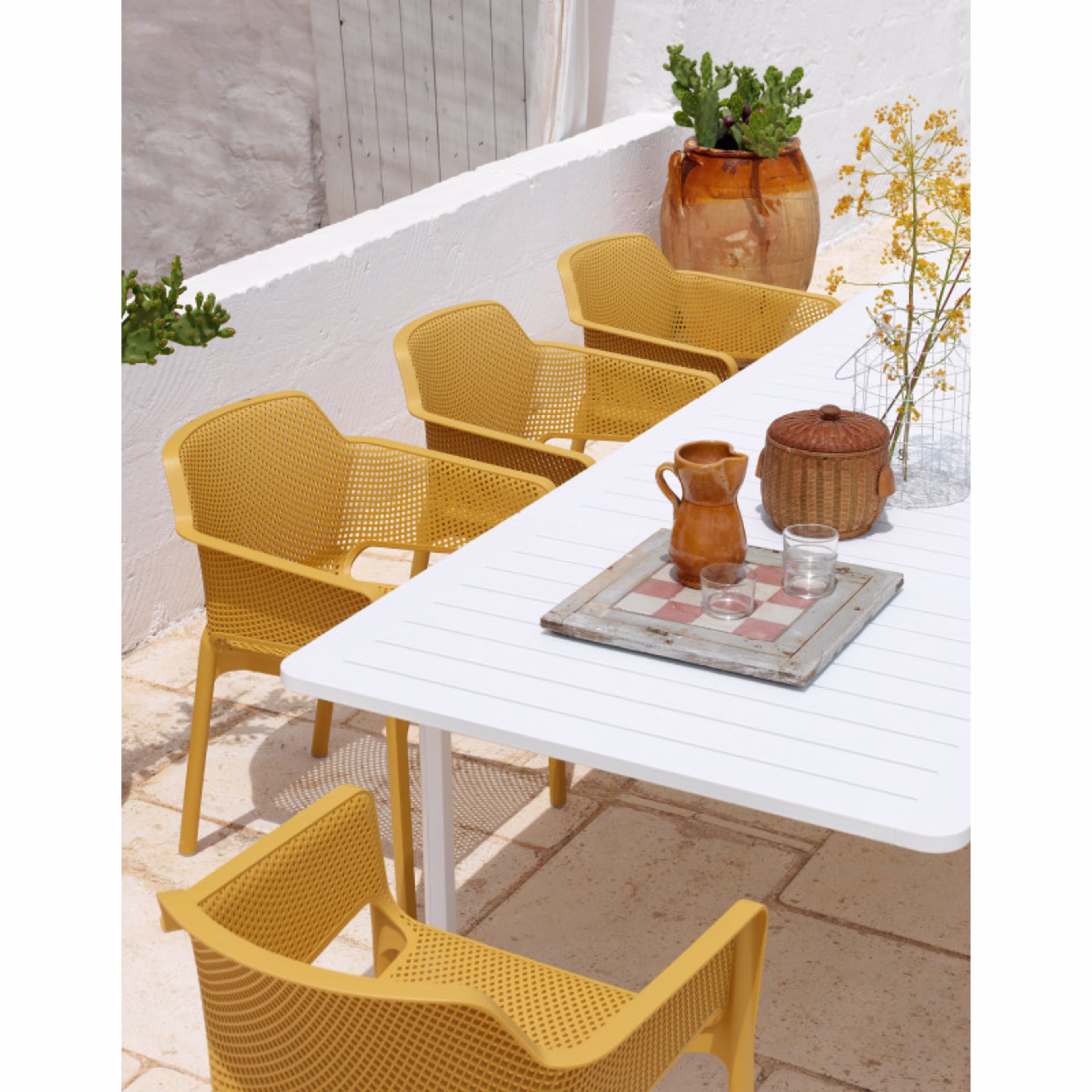 Nardi Net Stacking Resin Dining Armchair