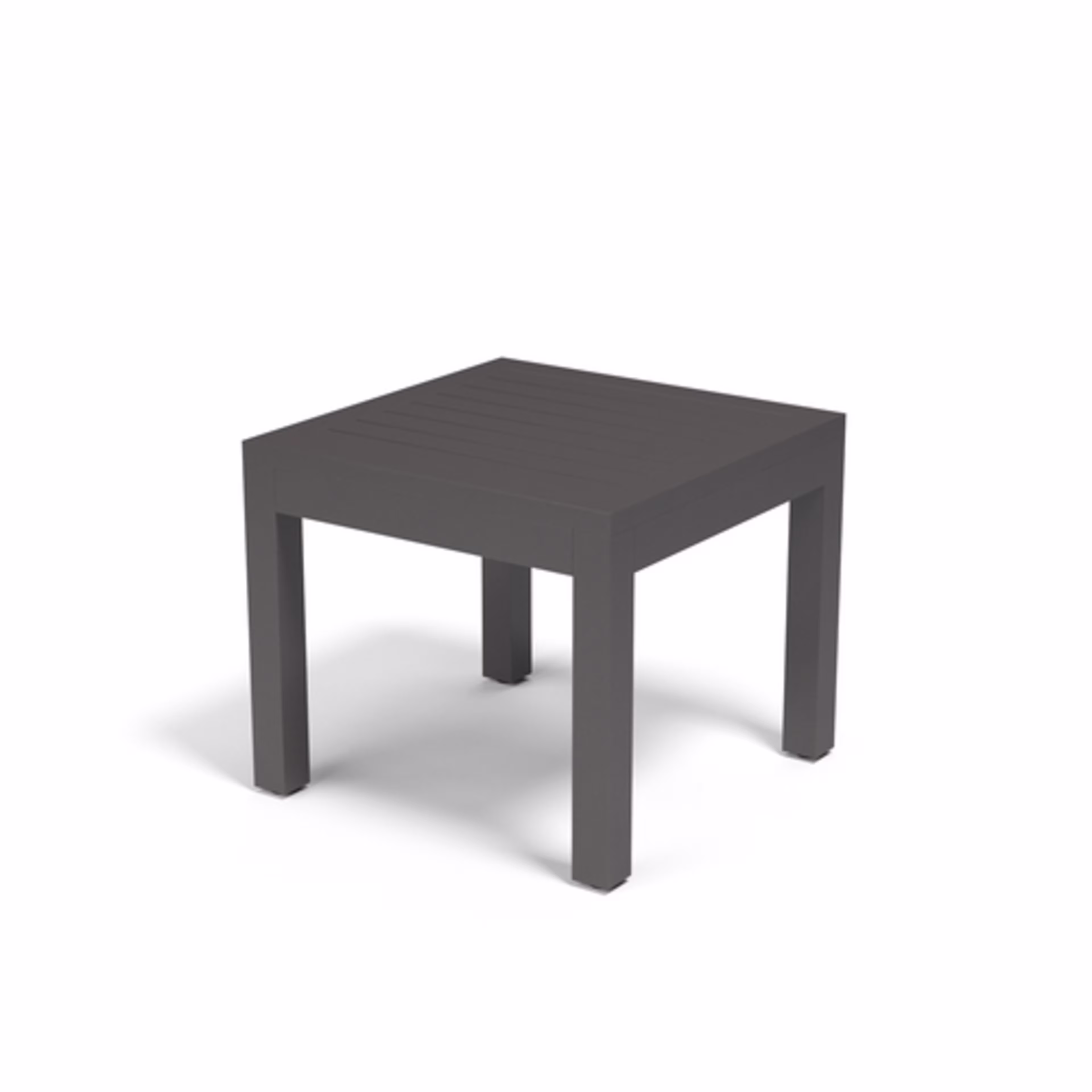 Sunset West Vegas 21" Aluminum Square End Table