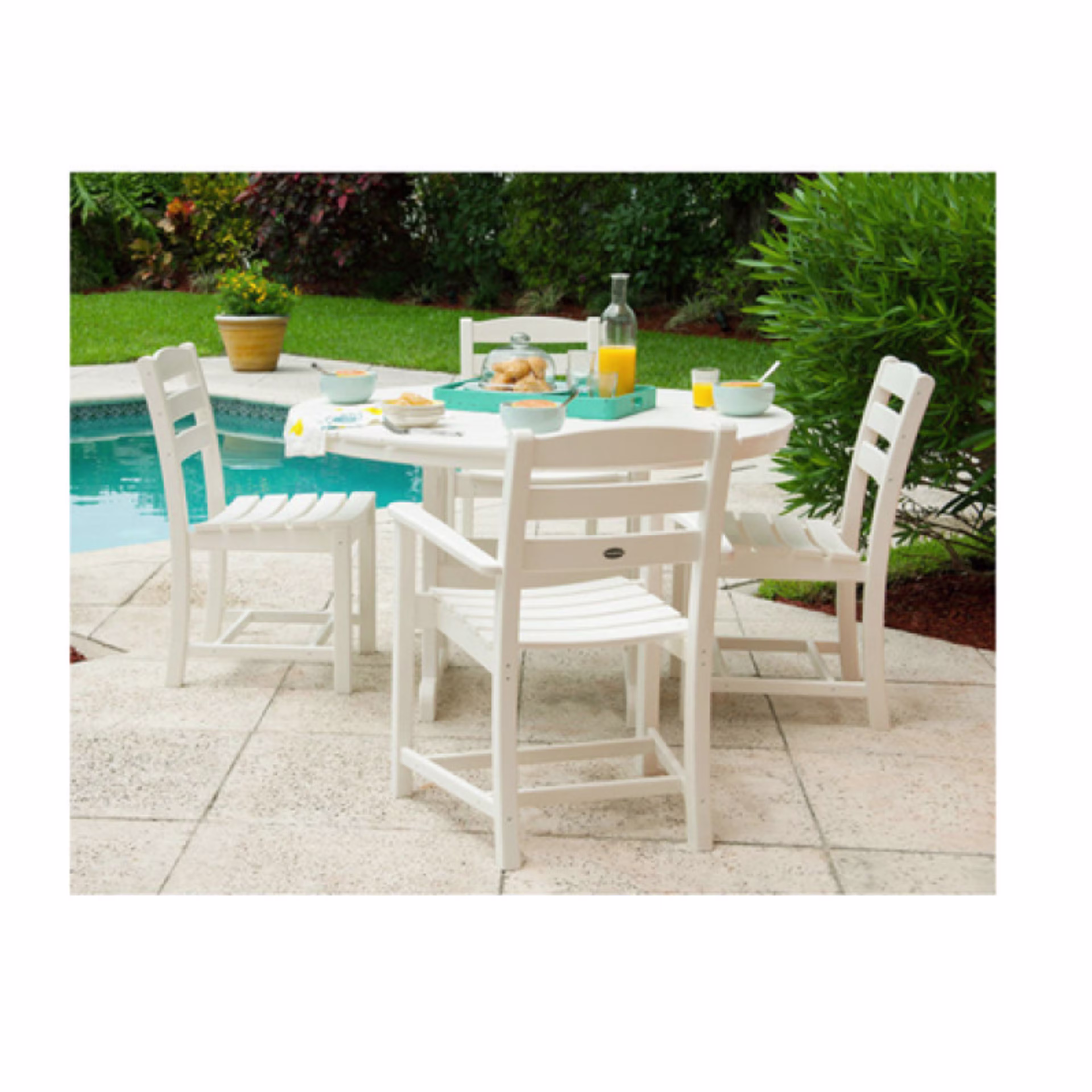 Polywood La Casa Cafe 5-Piece Dining Set