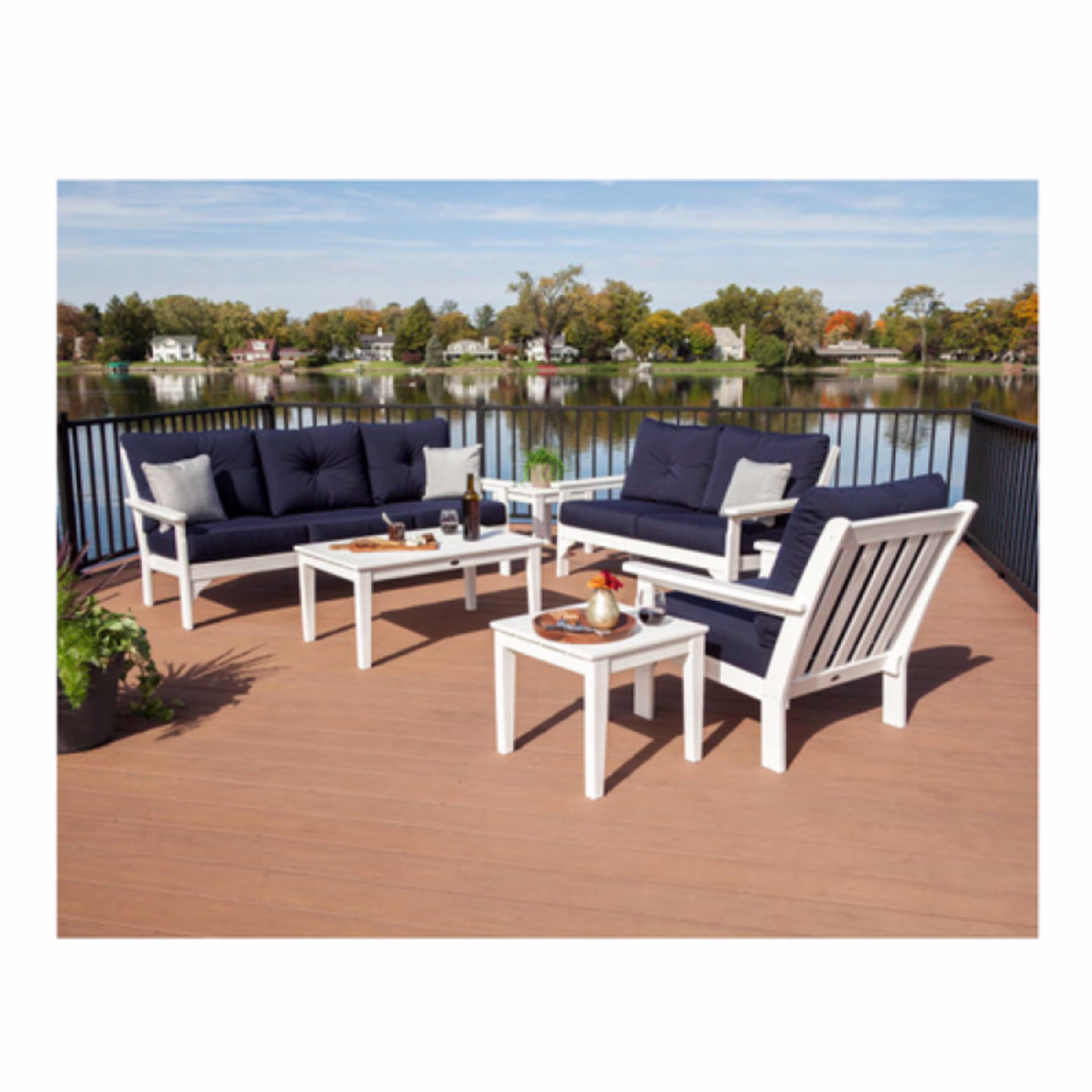 Polywood Vineyard 6-Piece Deep Seating Set