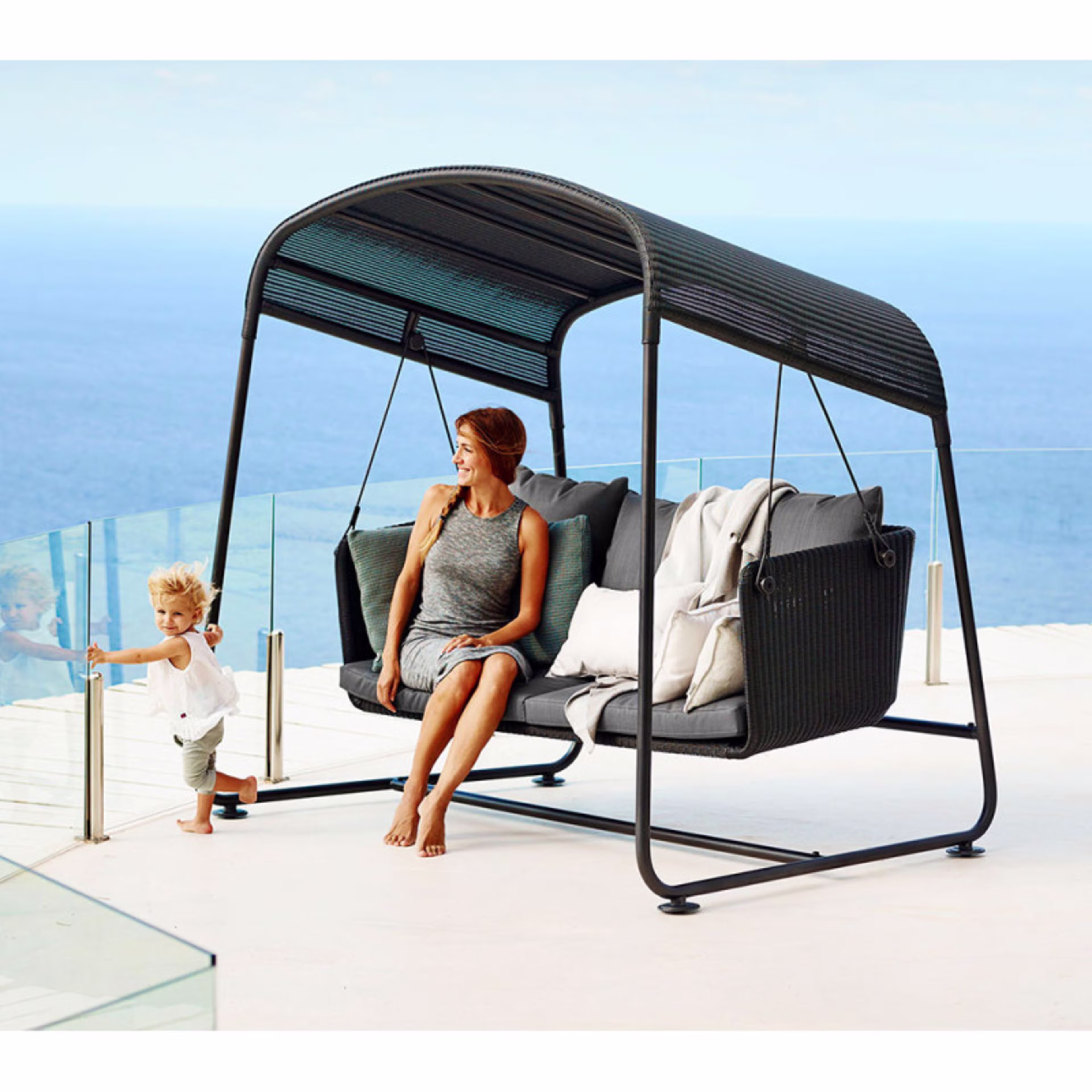 Cane-line Cave Swing Sofa