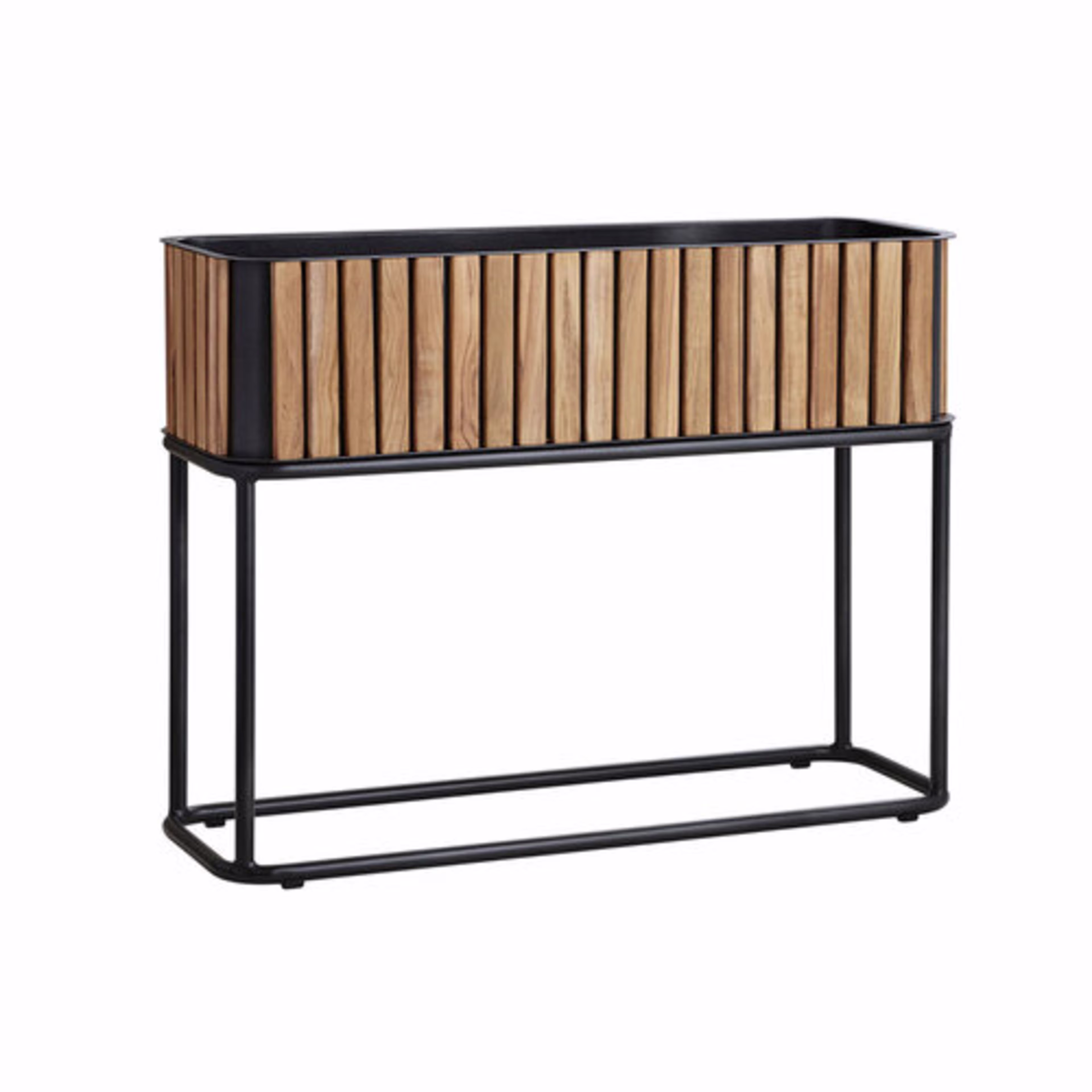 Cane-line Combine 33" Rectangular Teak Trough Planter with Base
