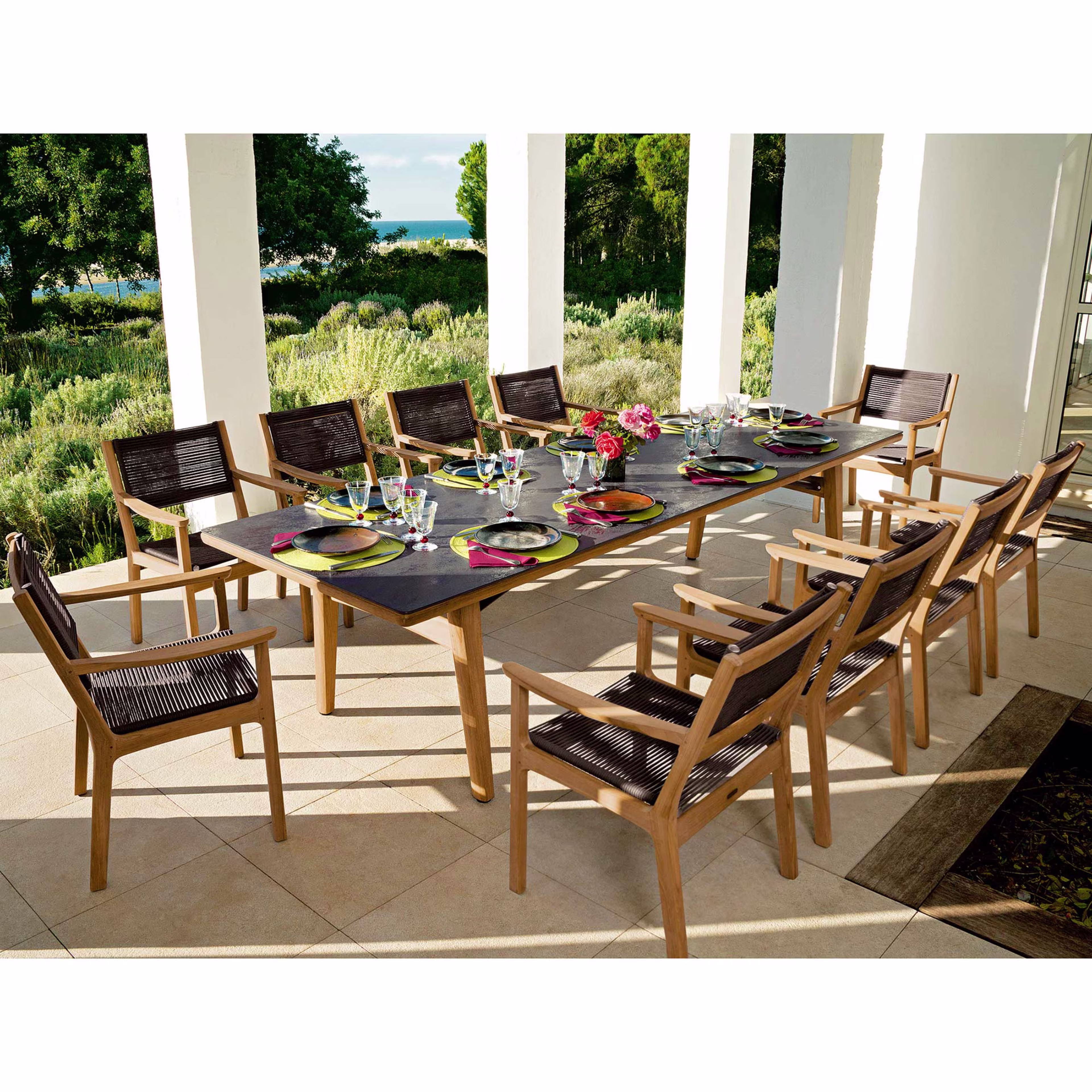 Barlow Tyrie Monterey Rope Dining Armchair
