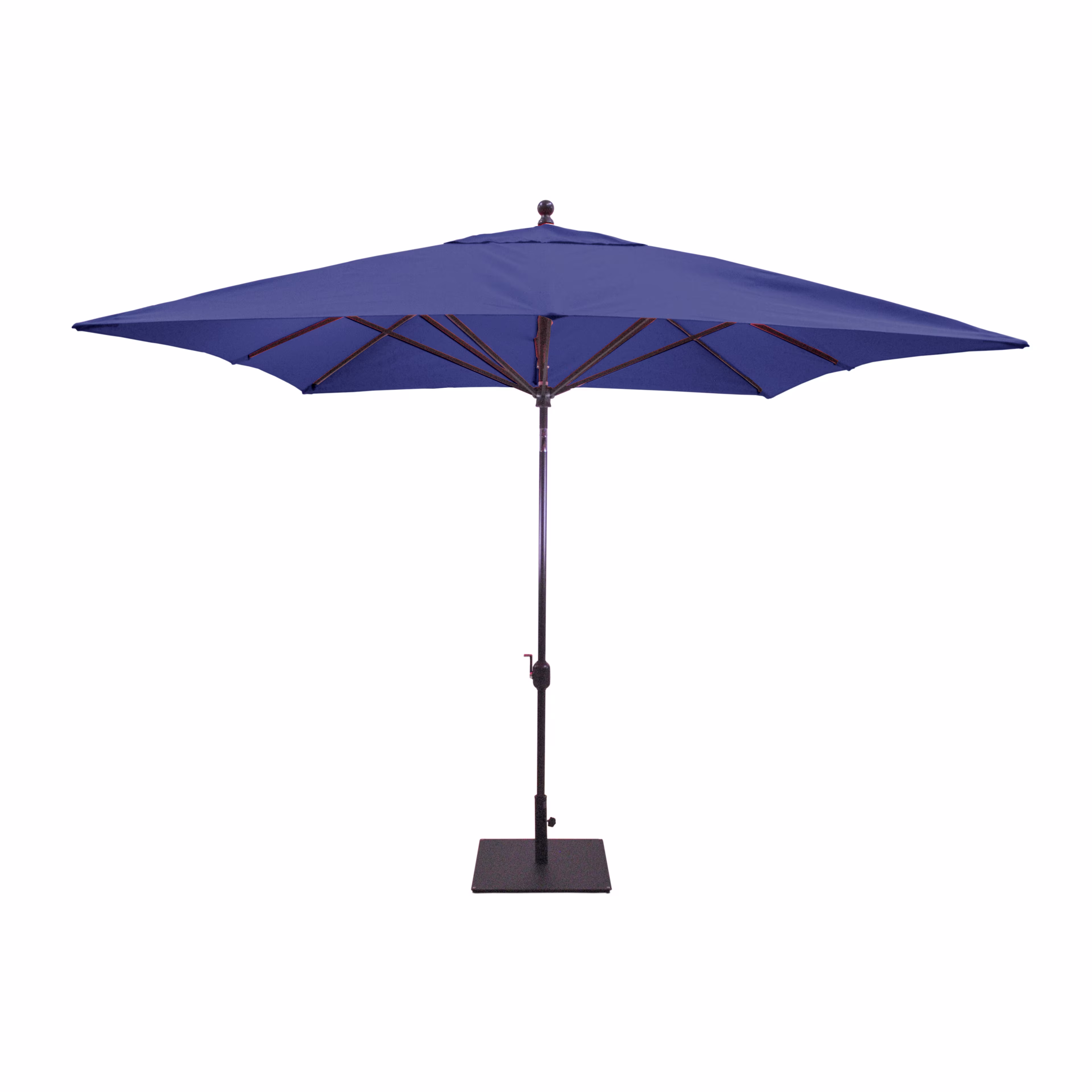 Galtech Auto Tilt 10' Square Aluminum Market Patio Umbrella
