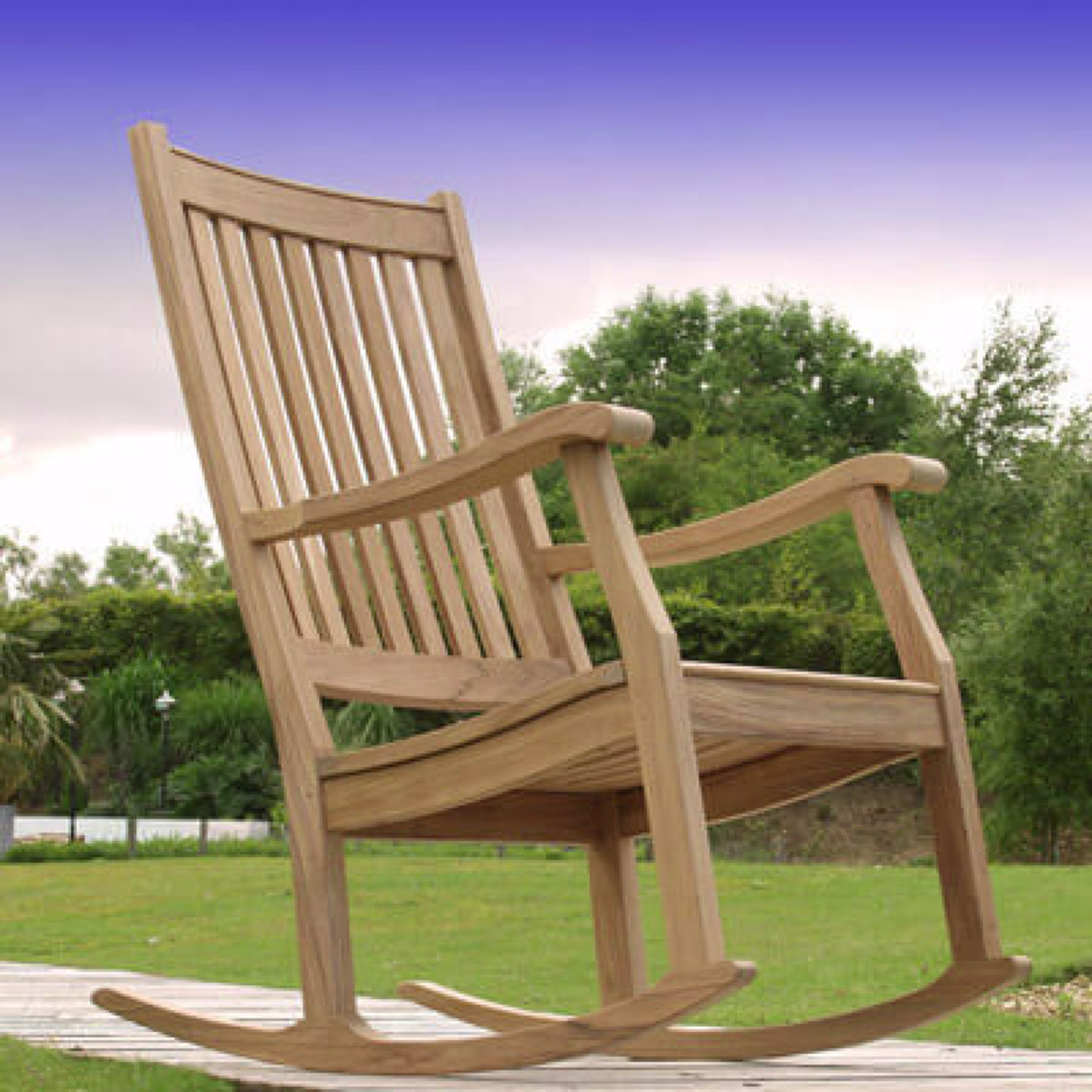 Barlow Tyrie Newport Teak Rocking Chair