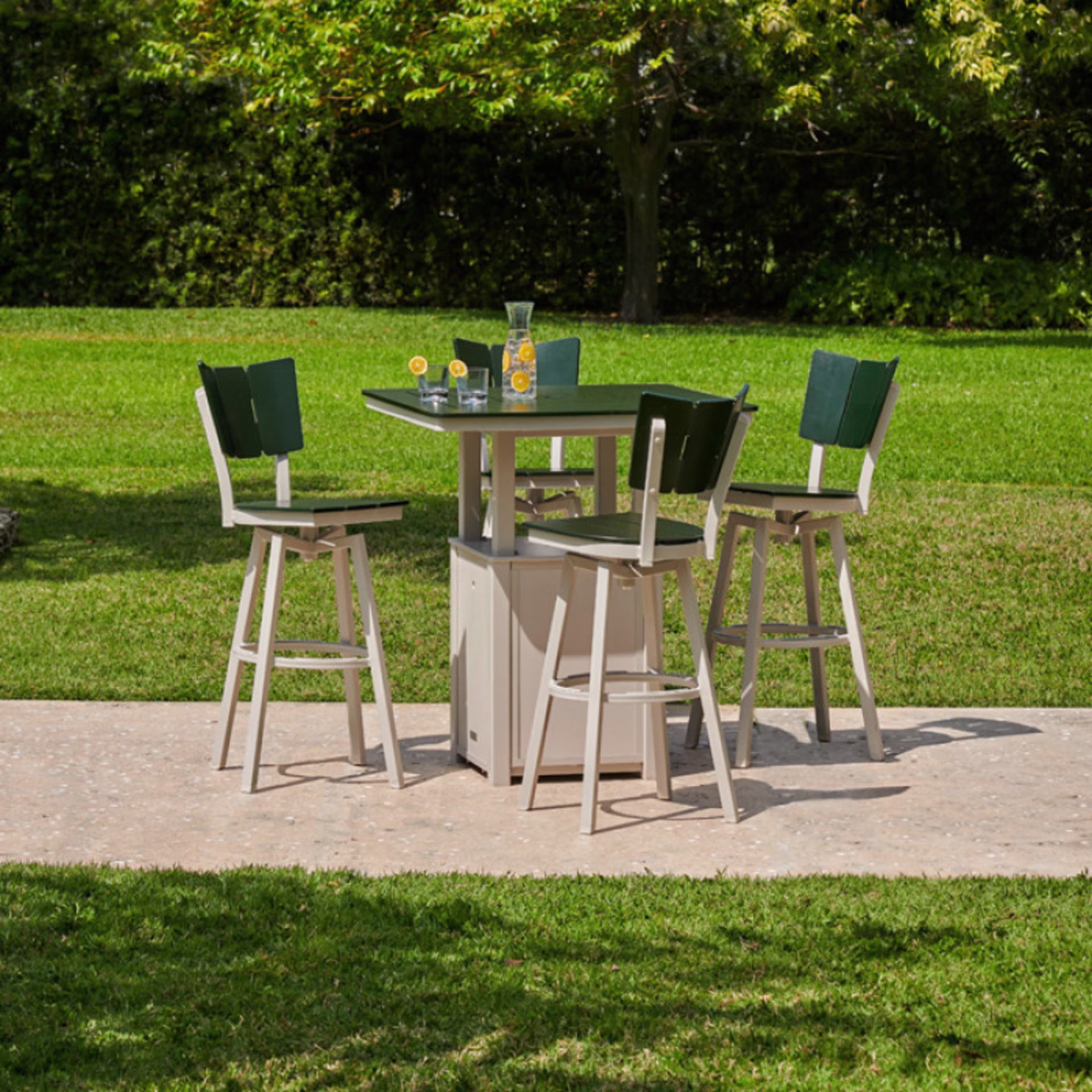 Telescope Casual Avant Swivel Aluminum Counter Side Chair