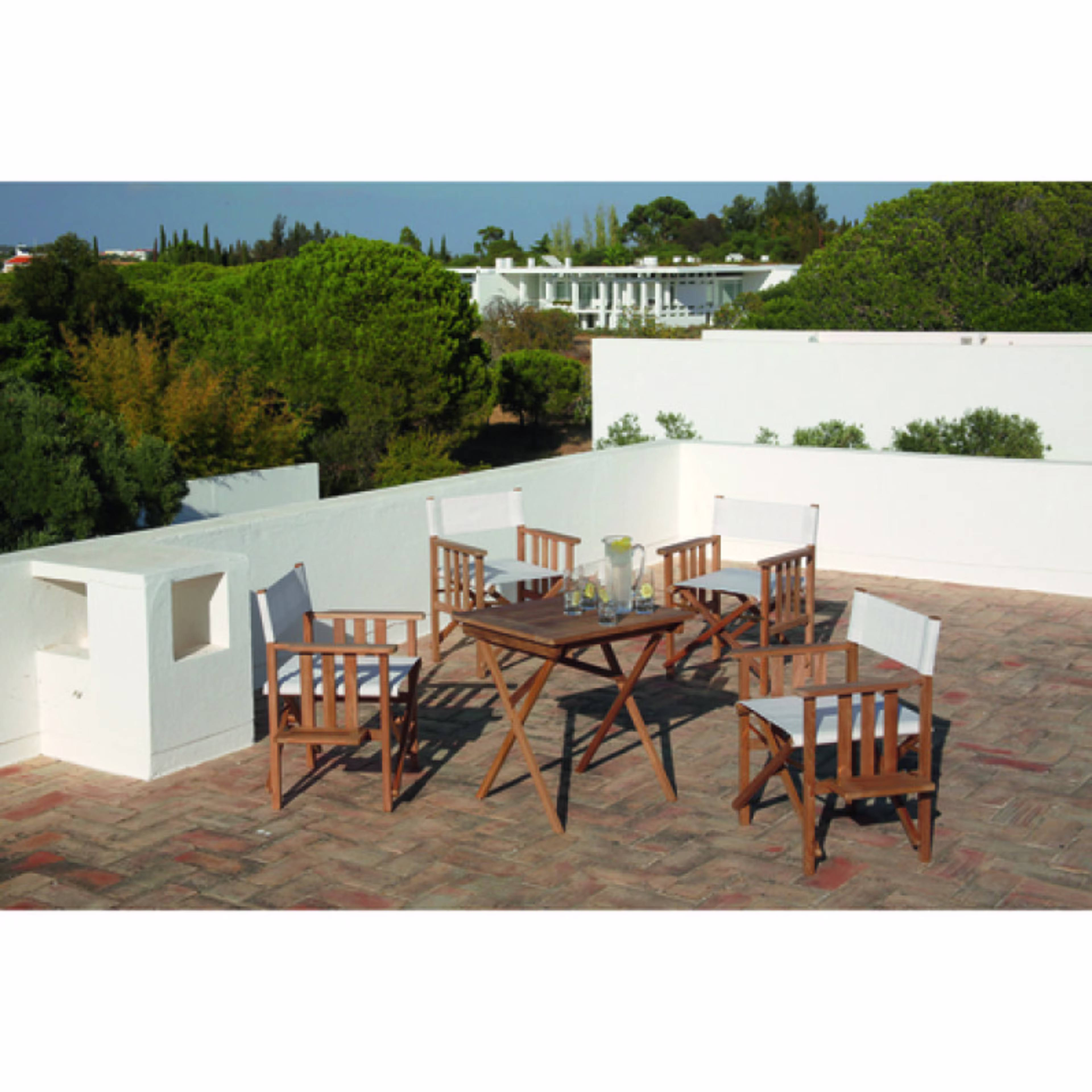 Barlow Tyrie Safari 27" Teak Rectangular Folding Table
