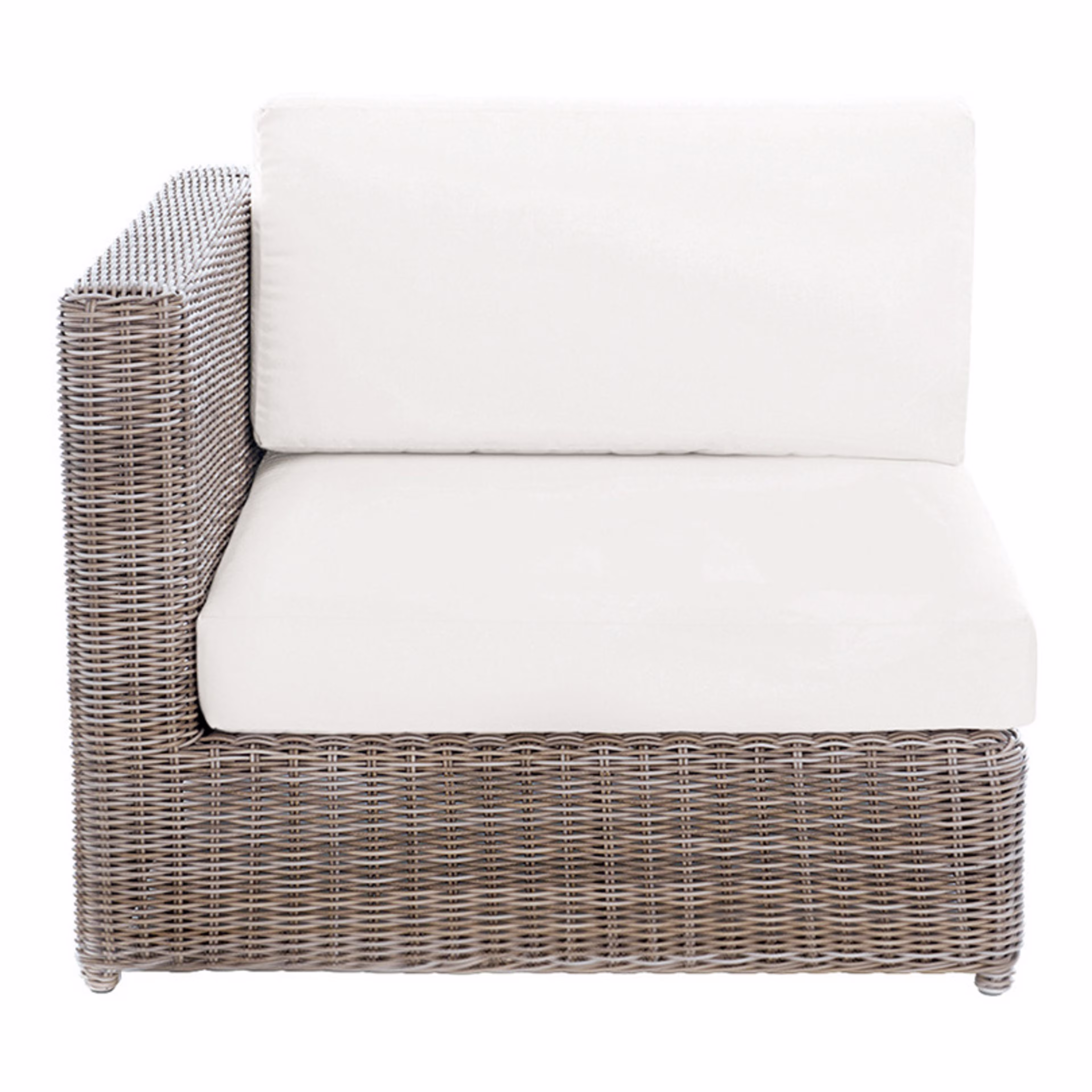 Kingsley Bate Sag Harbor Woven Left Arm Facing Outdoor Sectional Unit