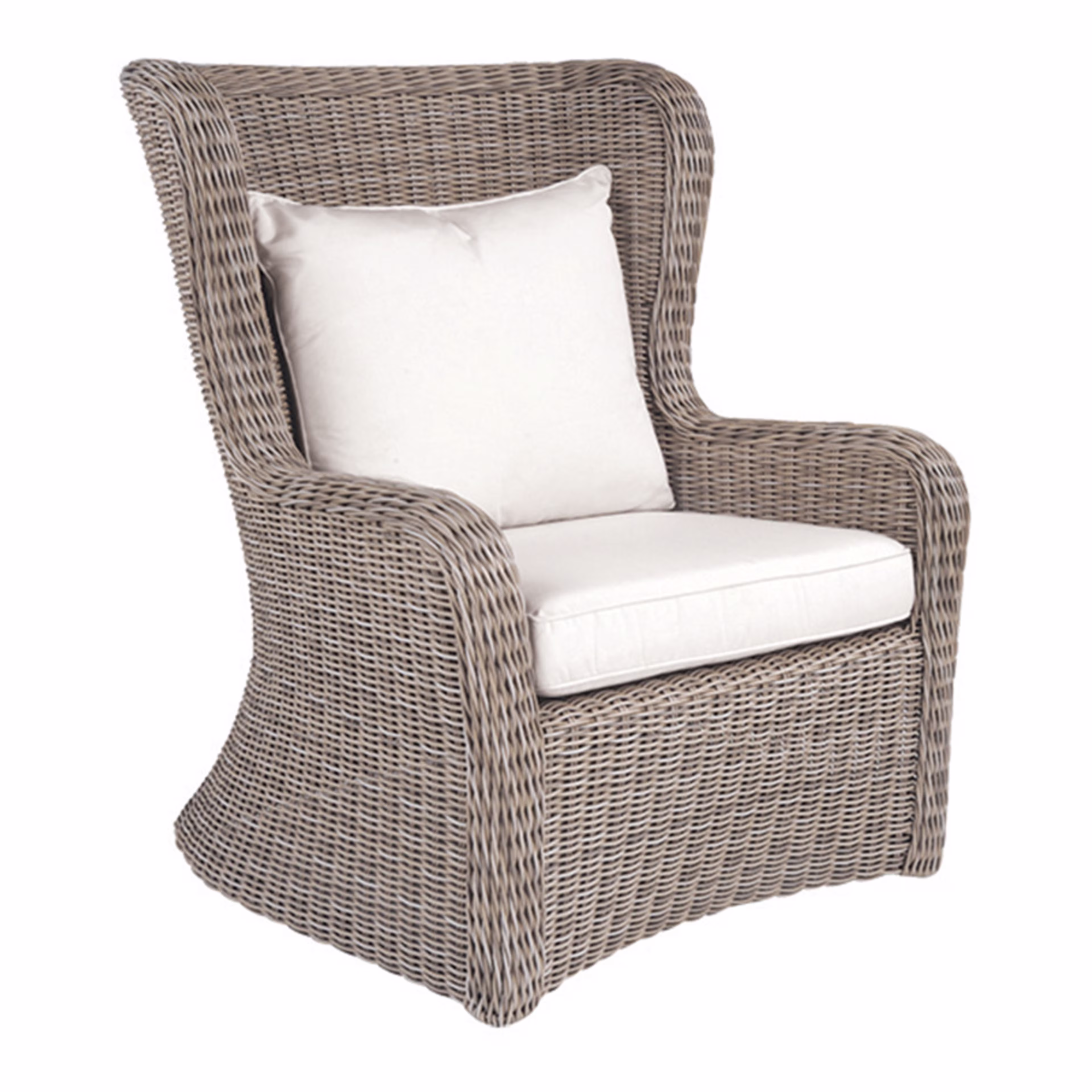 Kingsley Bate Sag Harbor Woven High Back Lounge Chair