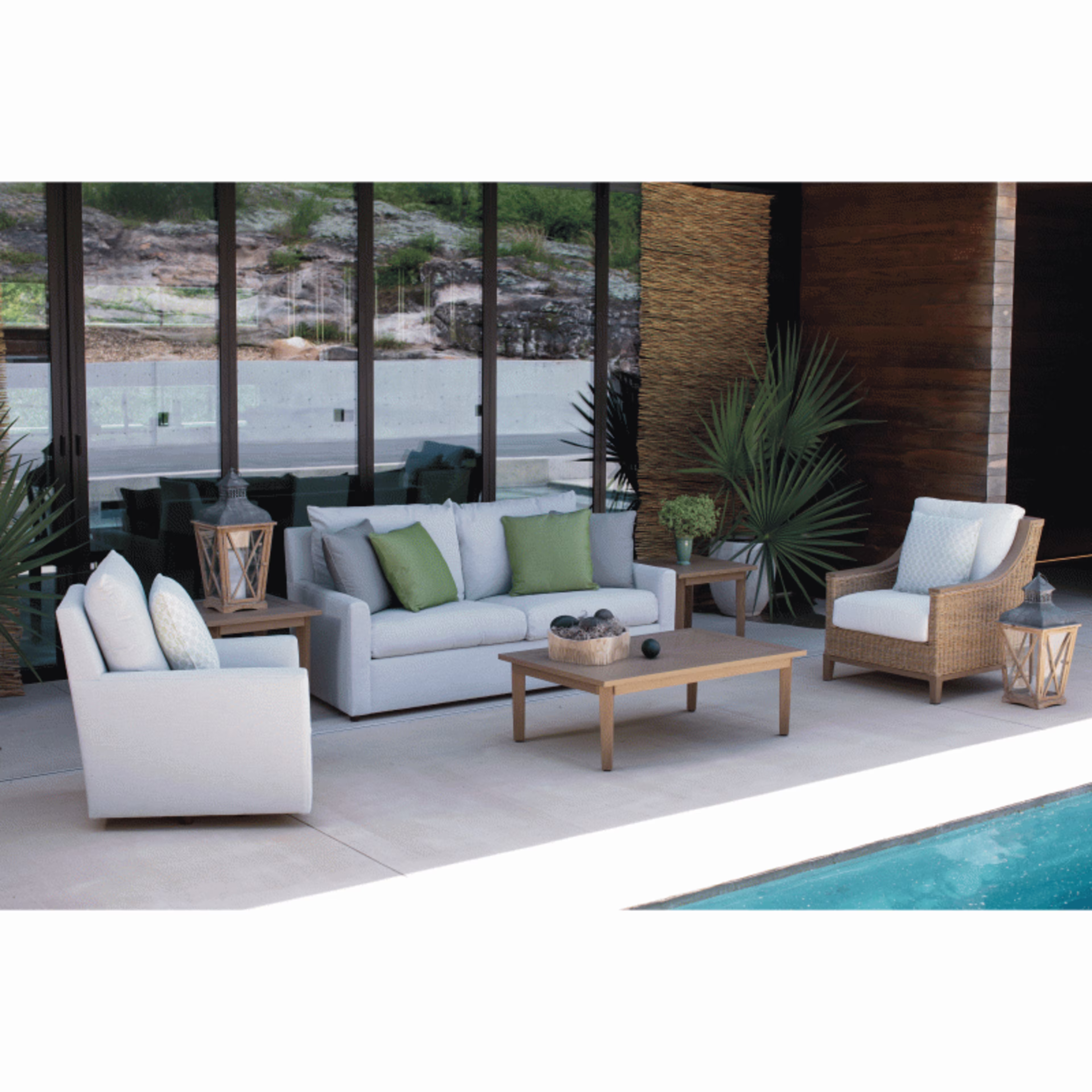 Lane Venture Charlotte Upholstered Swivel Lounge Chair