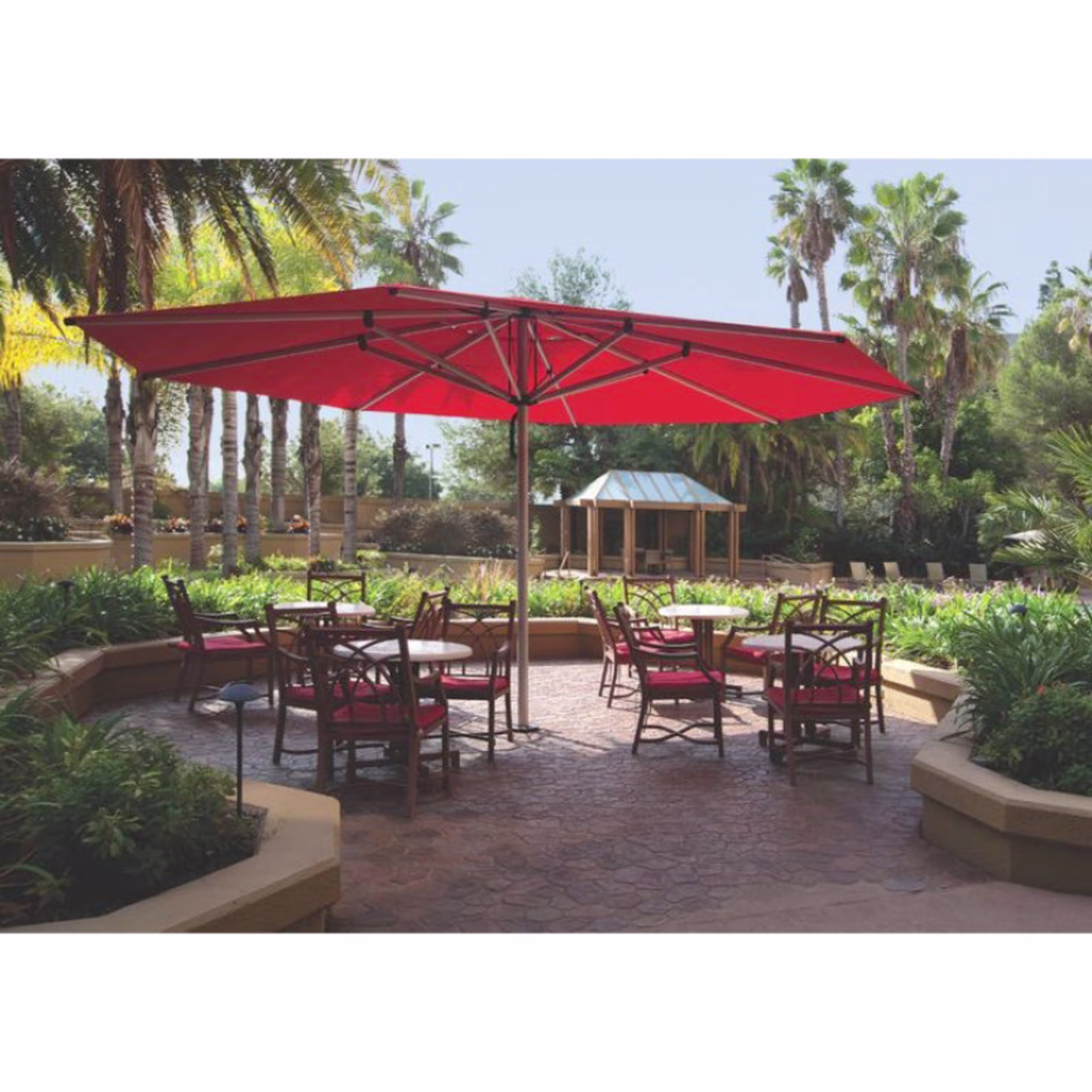 Shademaker Astral 16'4" Octagonal Aluminum Commercial Market Patio Umbrella