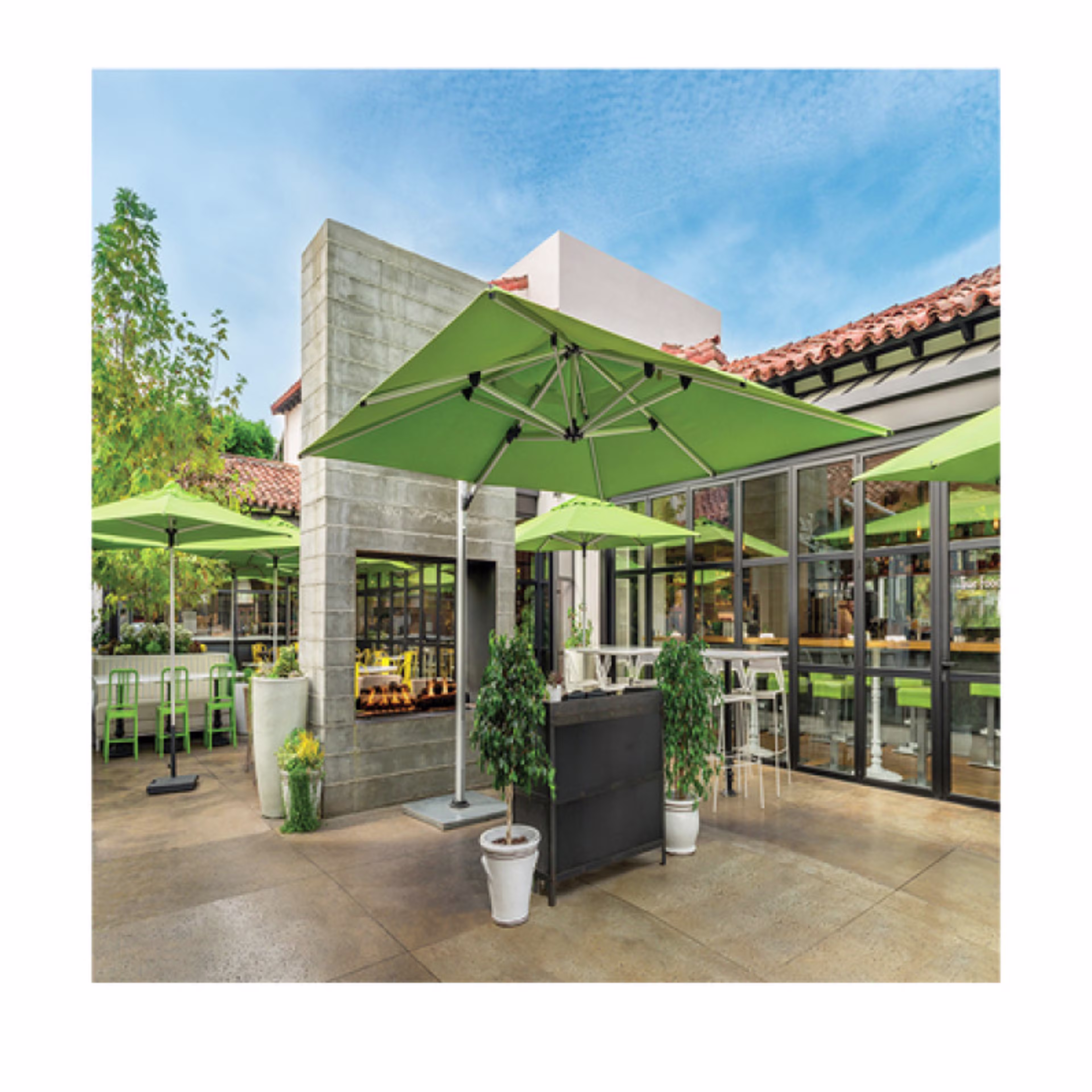 Shademaker Polaris 11'6" Square Cantilever Replacement Canopy
