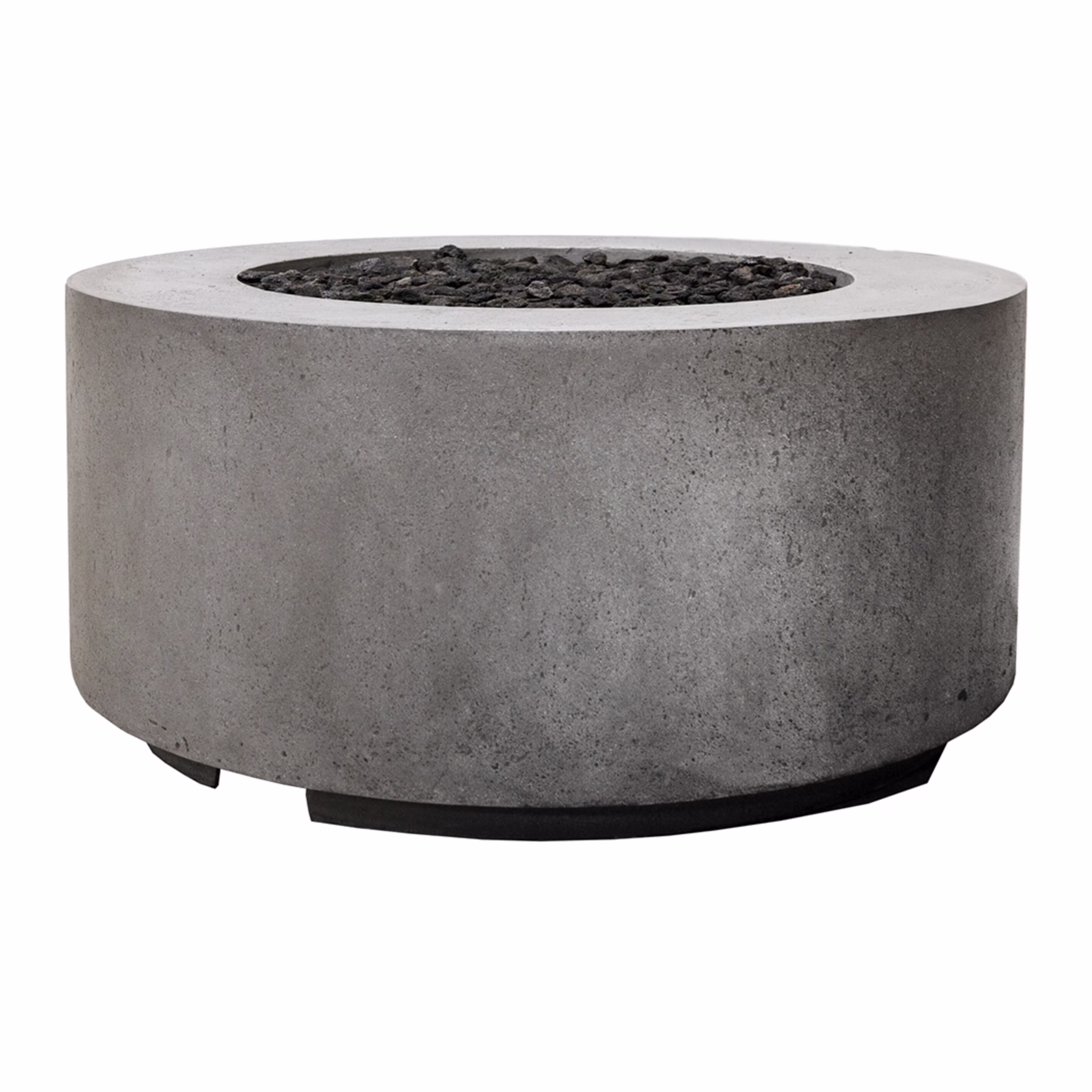Prism Hardscapes Cilindro Round 36" Concrete Gas Fire Bowl