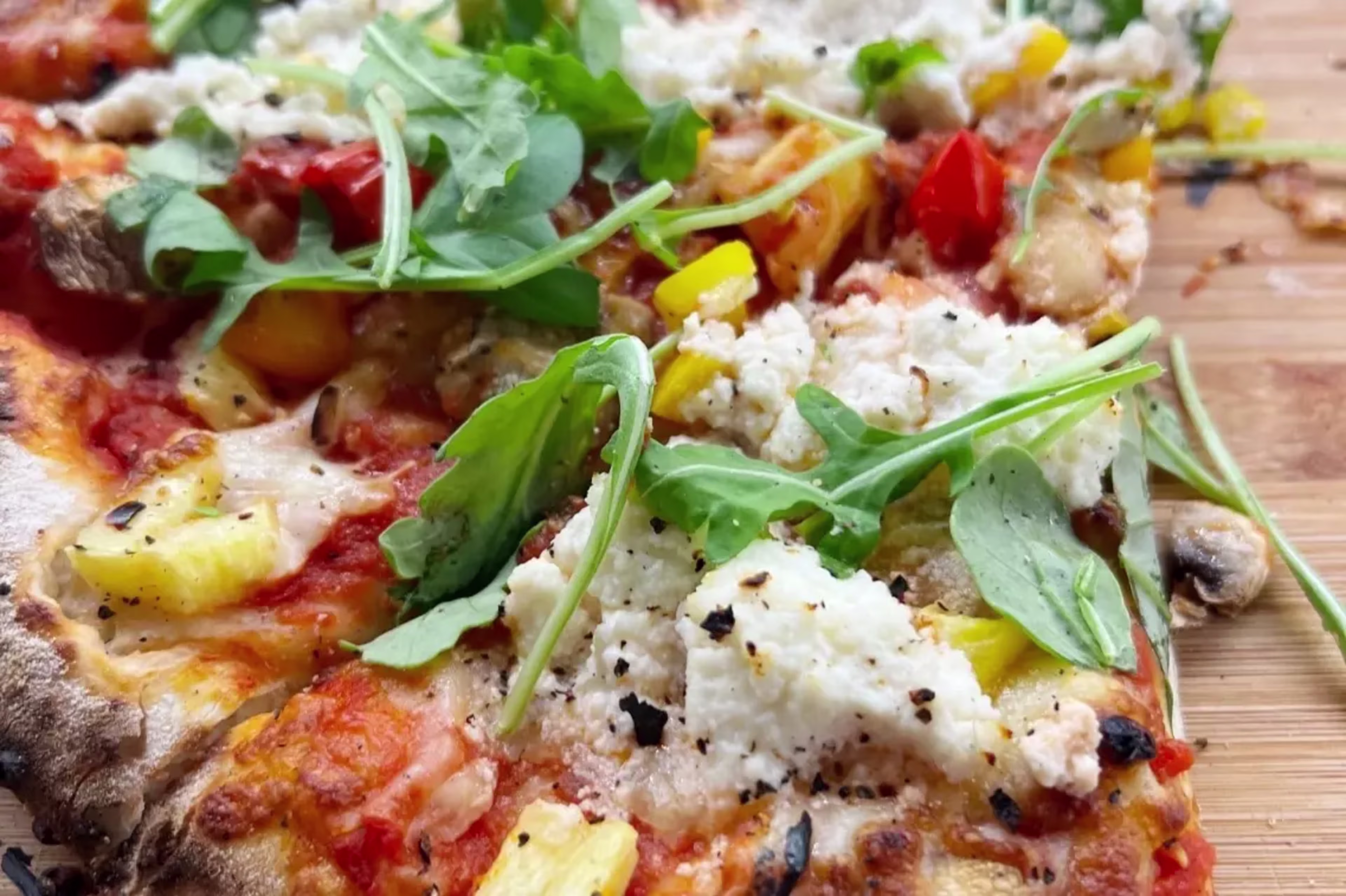 Vegetarian Hawaiian Pizza