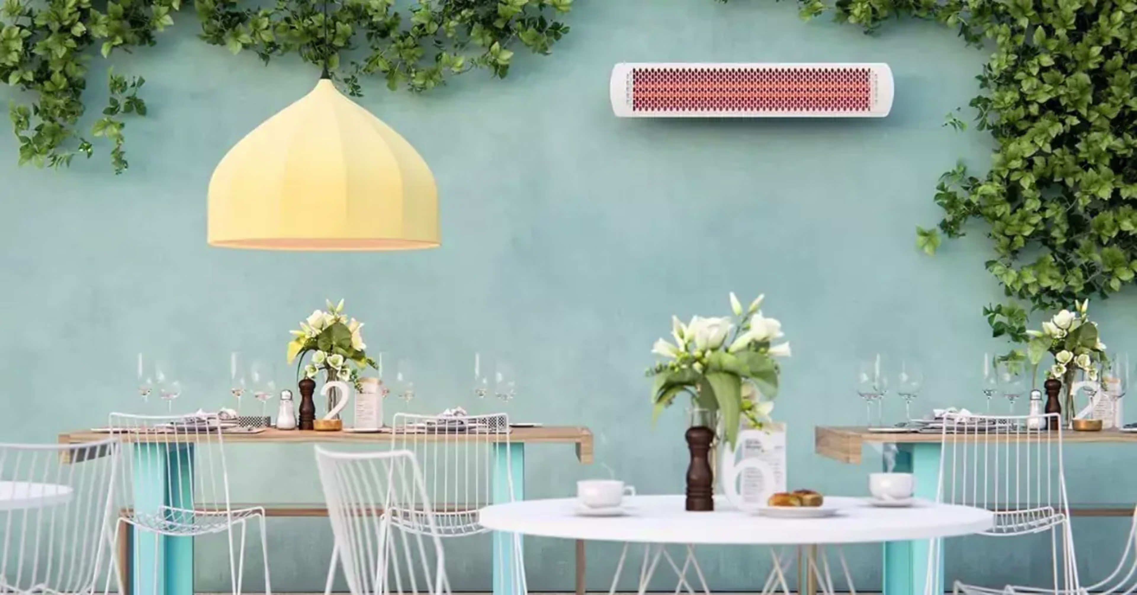 WALL-MOUNTED PATIO HEATERS image
