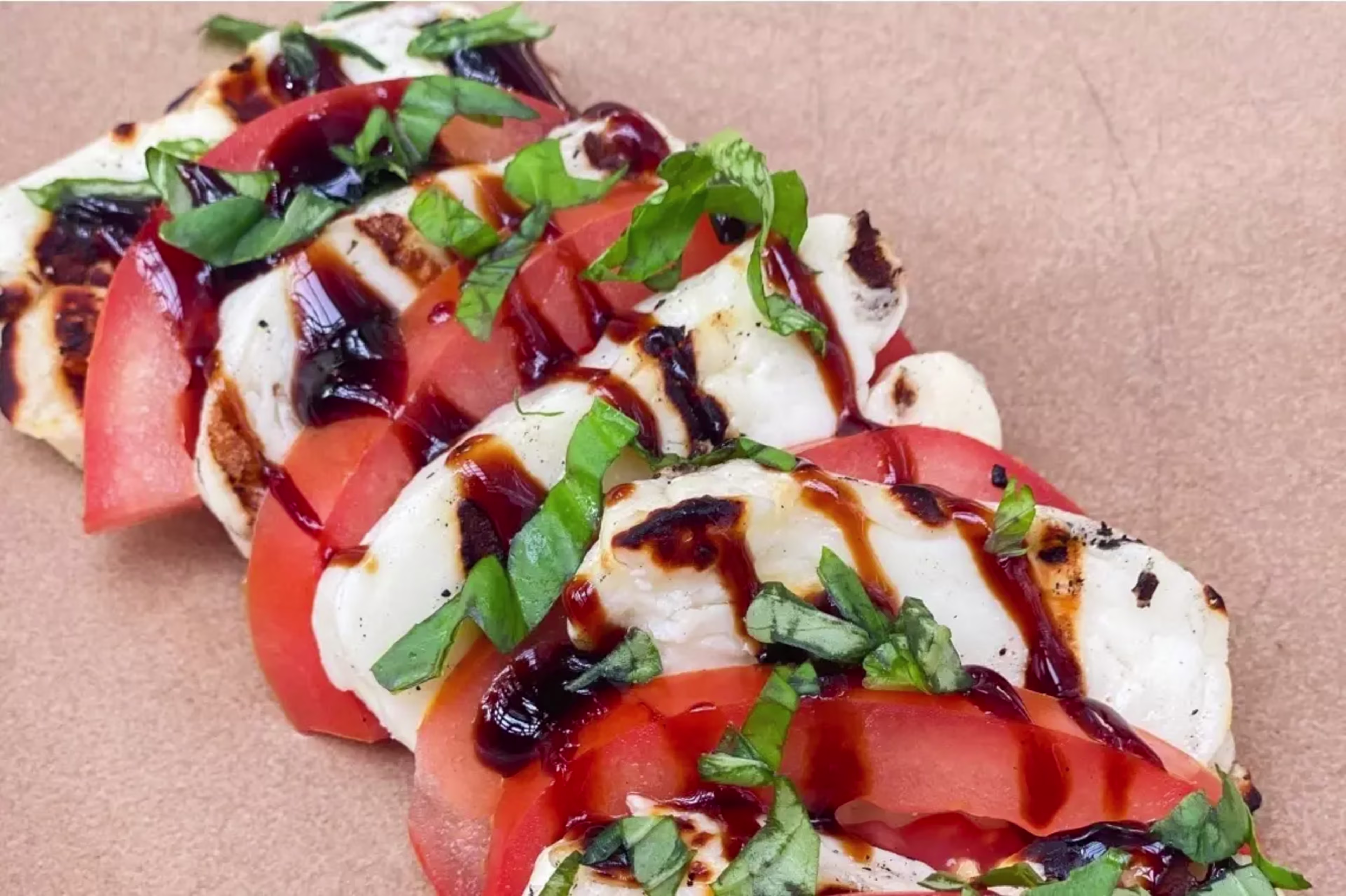 Grilled Halloumi Caprese