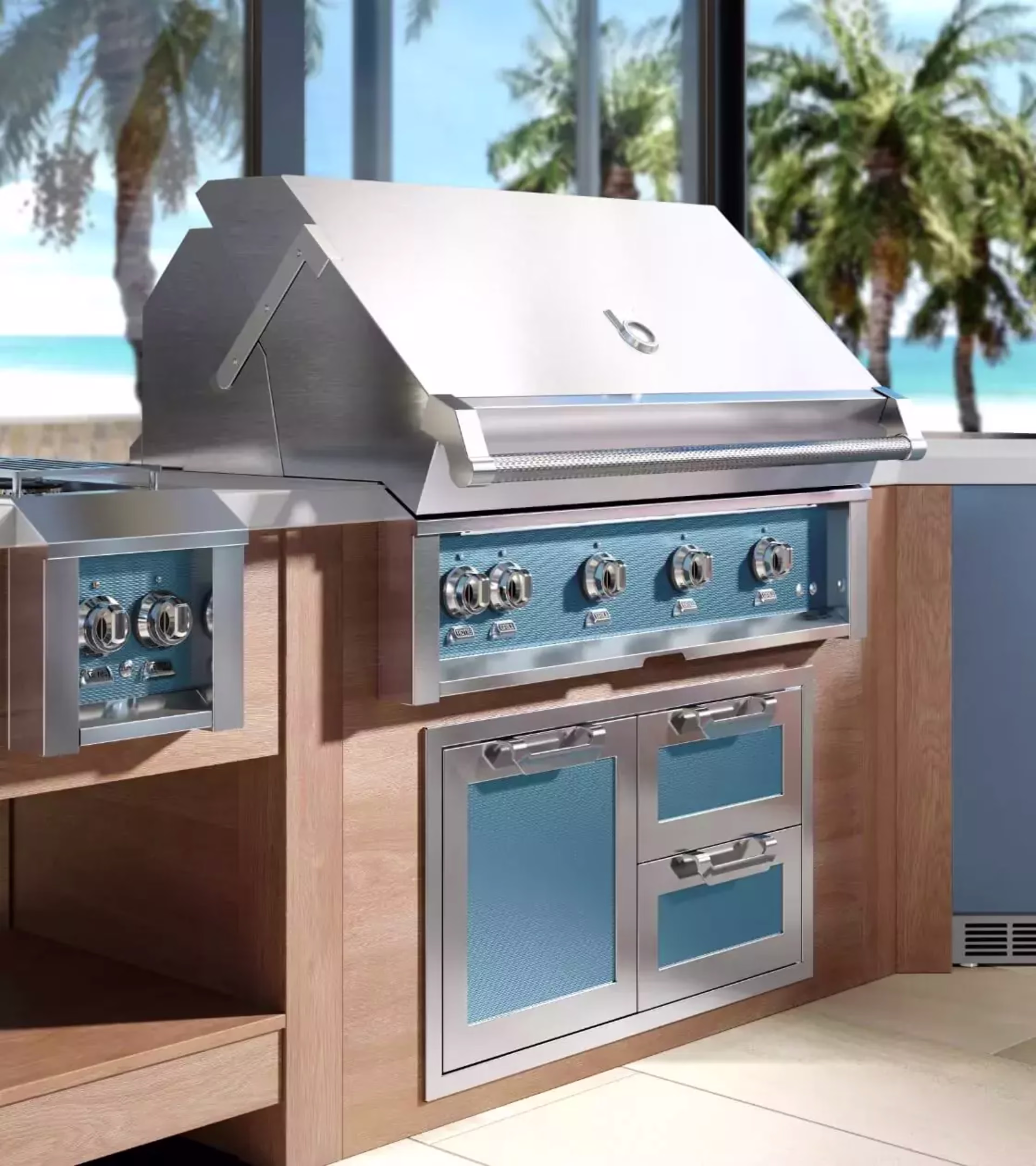Built-in gas grills image