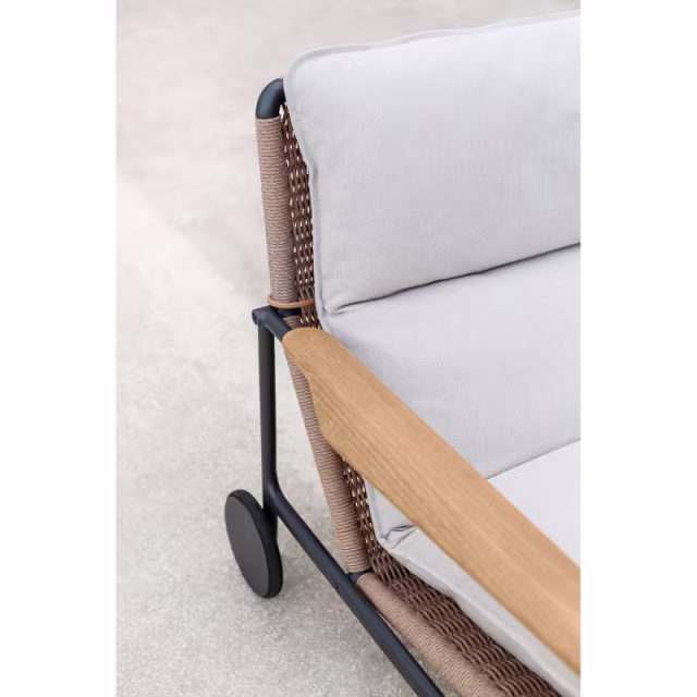 Gloster Zenith Woven Lounge Chair with Arms