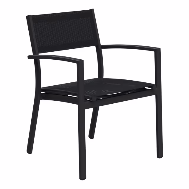 Gloster Metz Stacking Sling Dining Armchair
