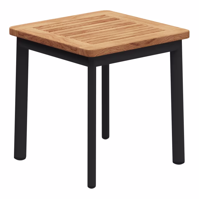Gloster Metz 16" Aluminum Square Side Table