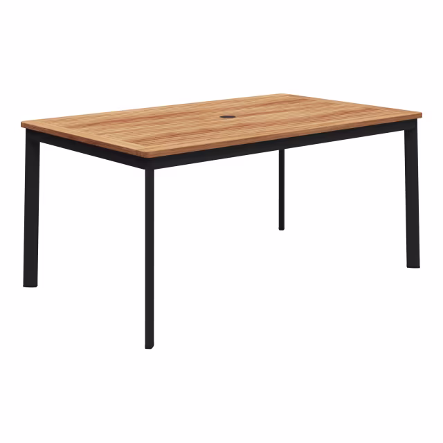 Gloster Metz 63" Aluminum Rectangular Dining Table