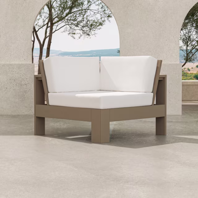 Polywood Latitude Modular Corner Outdoor Sectional Unit
