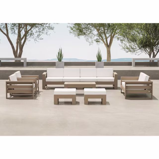 Polywood Latitude 8-Piece Lounge Sofa Set