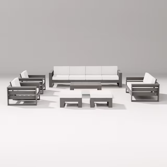 Polywood Latitude 8-Piece Lounge Sofa Set