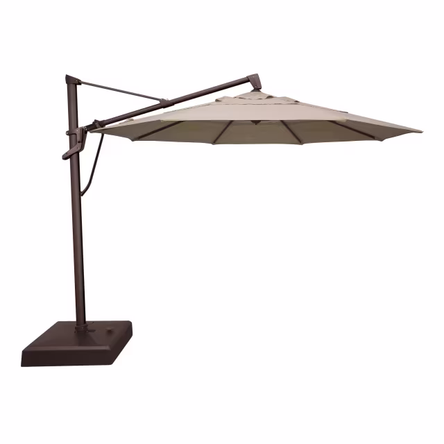 Treasure Garden AKZ PLUS 11' Octagonal Aluminum Cantilever Patio Umbrella - Quick Ship