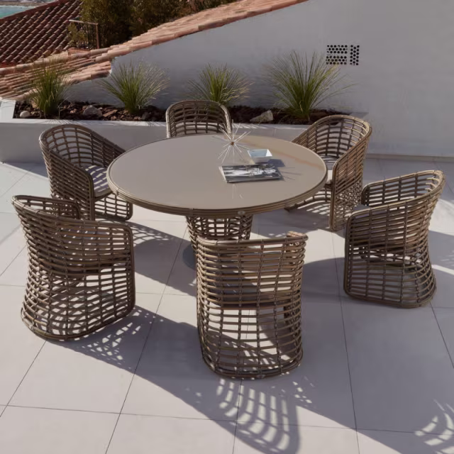Skyline Design Ruby Woven Dining Armchair