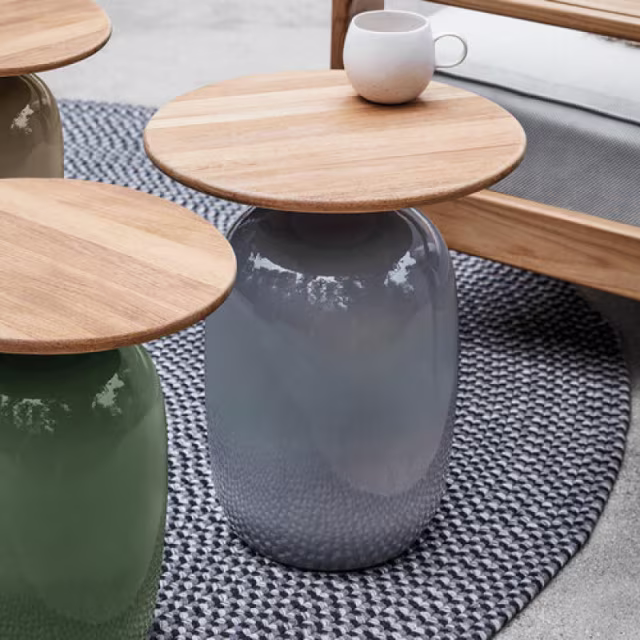 Gloster Blow 14" Round High Side Table Protective Cover