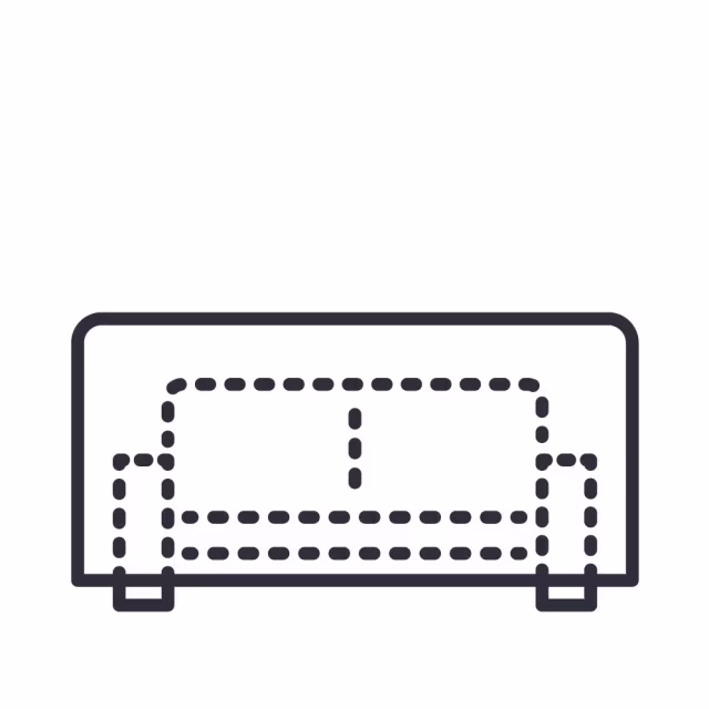 Gloster Grid Sofa Protective Cover