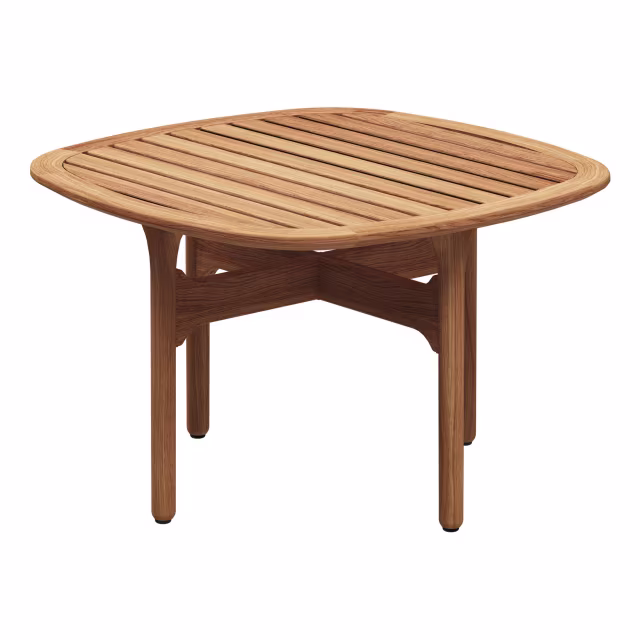 Gloster Bay 25" Teak Square Side Table