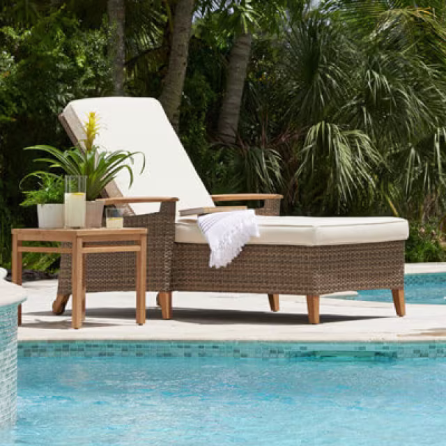 Gloster Pepper Marsh Chaise Lounge Replacement Cushion