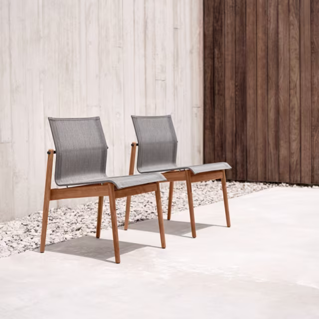 Gloster Sway Stacking Sling Dining Side Chair