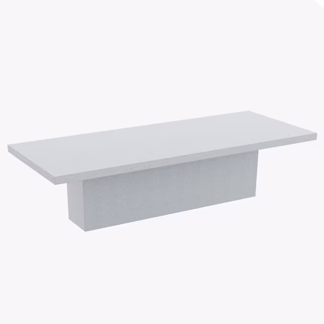 Zachary A. Design Slab 120" Rectangular Dining Table