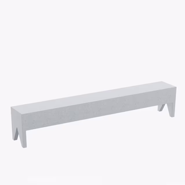 Zachary A. Design Farm 96" Backless Bench