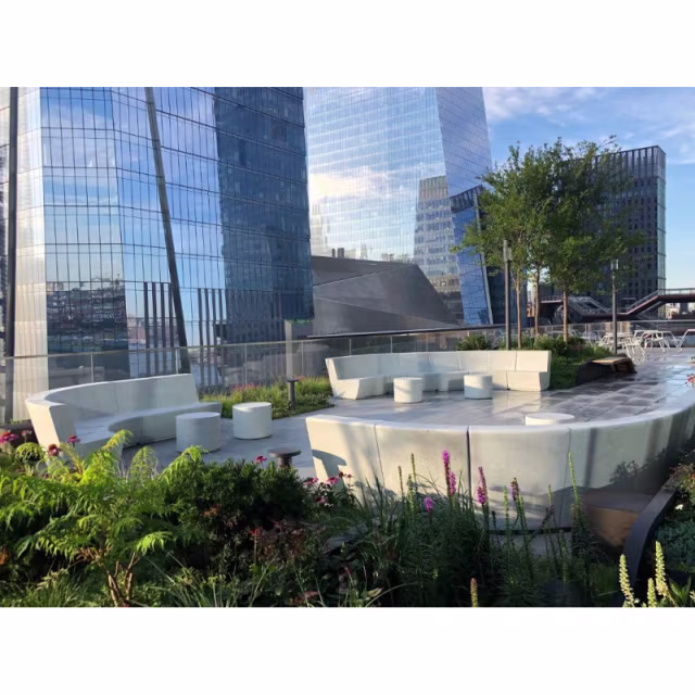 Zachary A. Design Millstone 20" x 24" Round Low Table