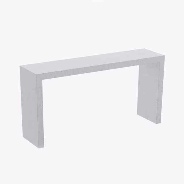 Zachary A. Design Lynne Tell 72" x 18" x 36" Rectangular Console Table