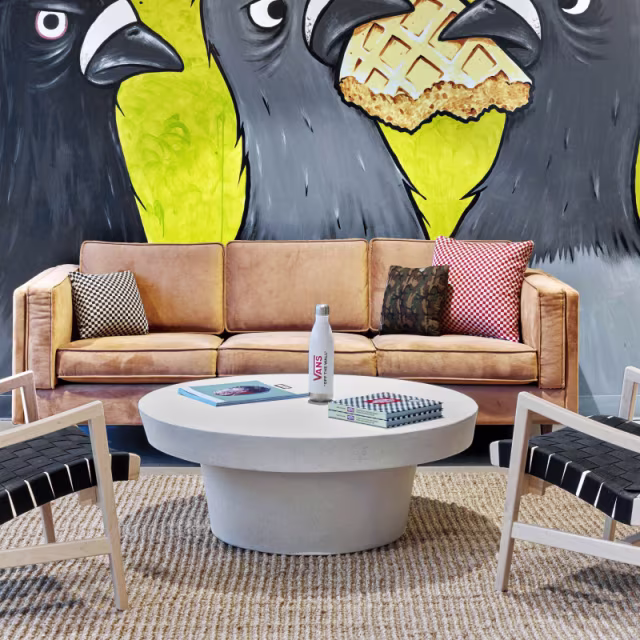 Zachary A. Design Cashi 42" Round Low Table