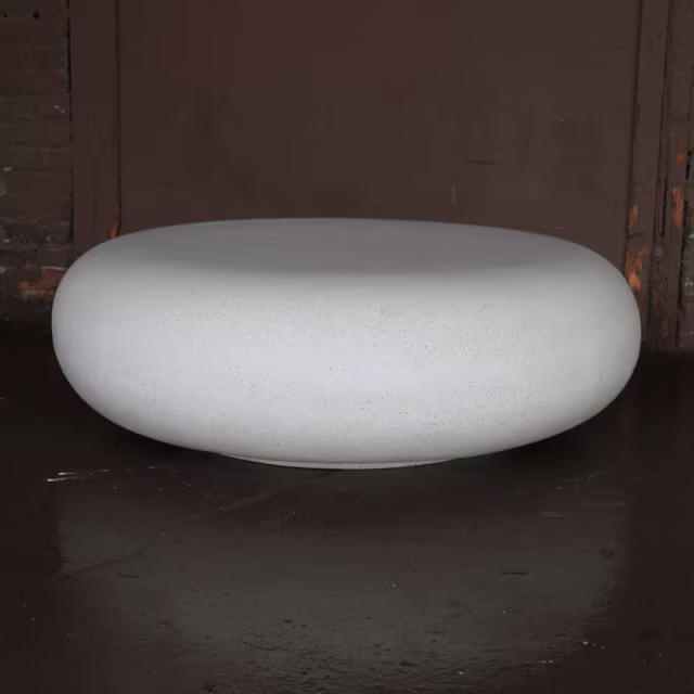 Zachary A. Design Pebble 36" Round Low Table