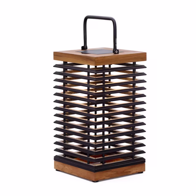 Les Jardins Tekura 18" Solar LED Lantern