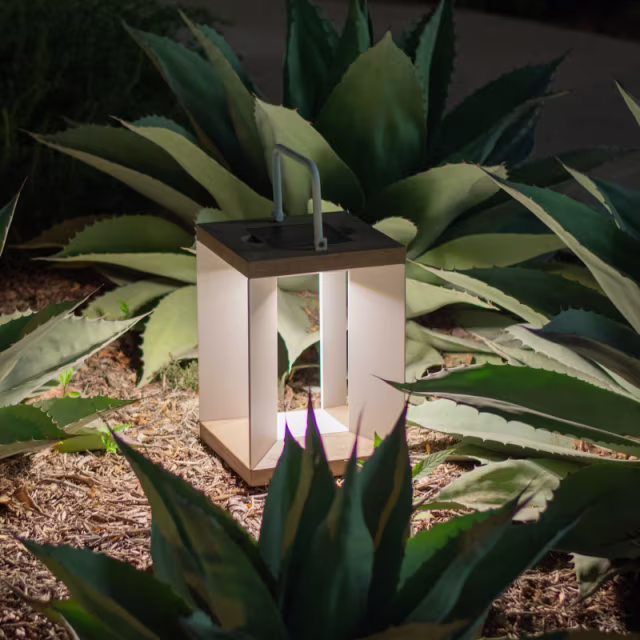 Les Jardins Blade 14" Solar LED Lantern