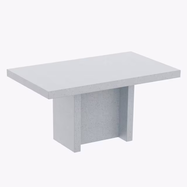 Zachary A. Design Slab 60" Narrow Dining Table