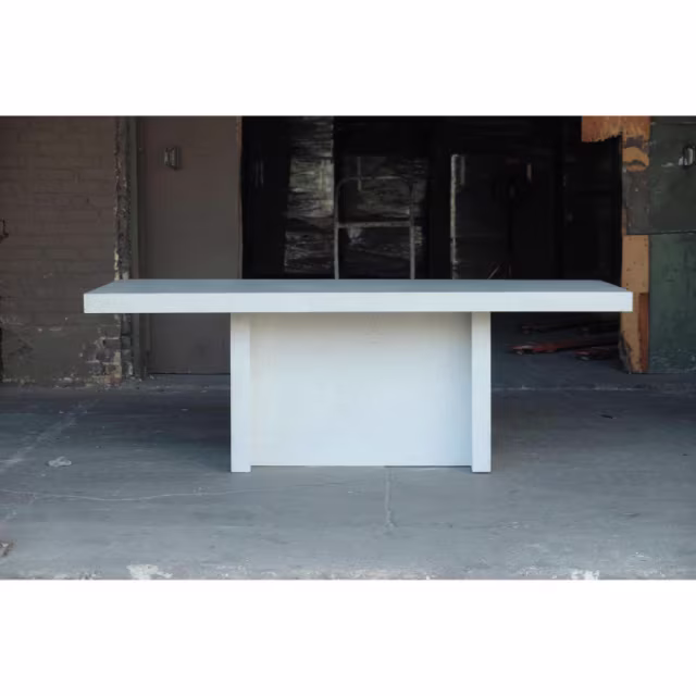 Zachary A. Design Slab 84" Narrow Dining Table