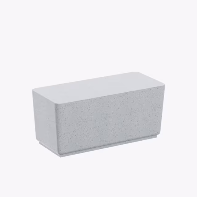 Zachary A. Design Block 40" Backless Bench
