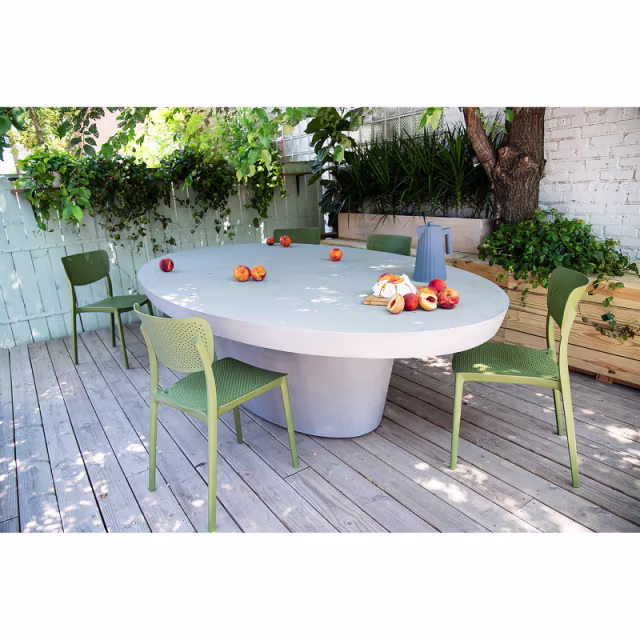 Zachary A. Design Cashi 88" Round Dining Table