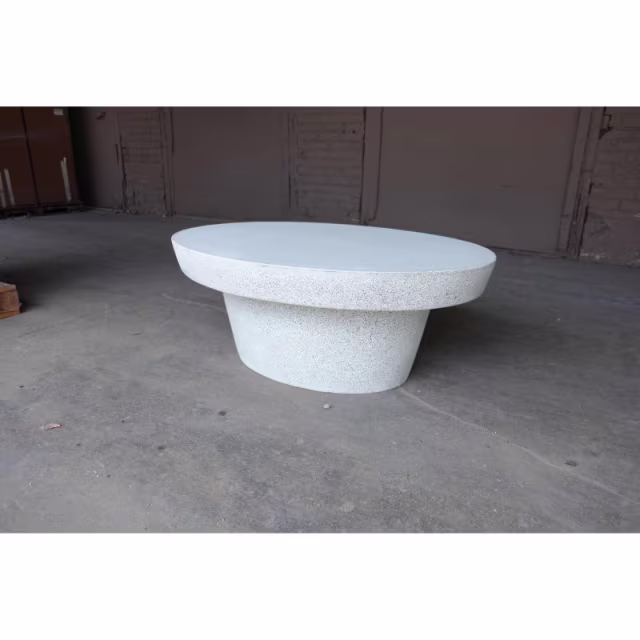 Zachary A. Design Cashi 42" Oval Low Table