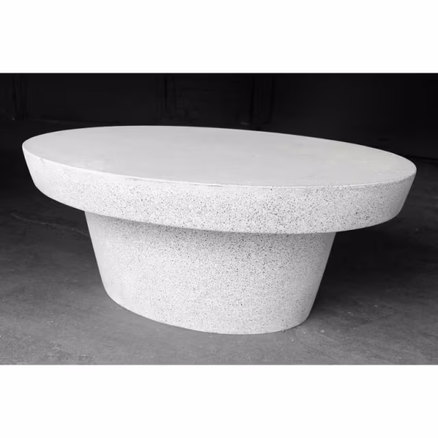 Zachary A. Design Cashi 56" Oval Low Table