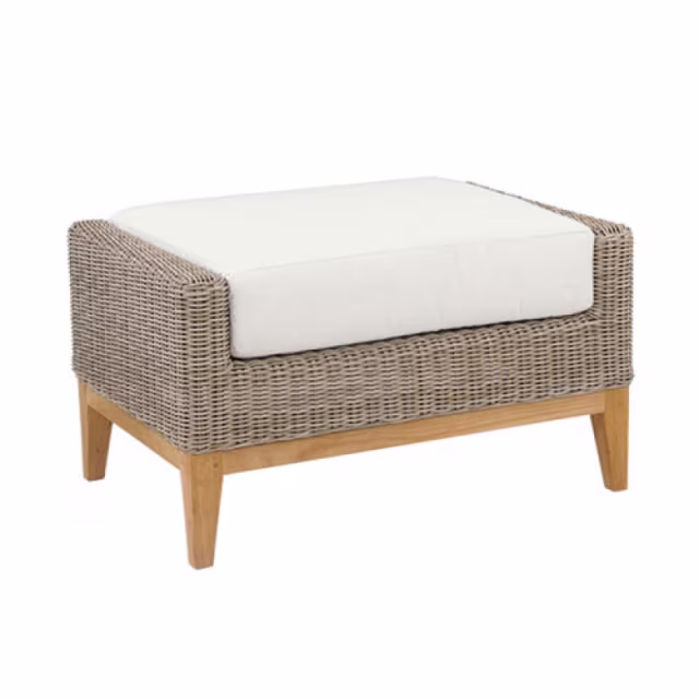 Kingsley Bate Frances Deep Seating Ottoman Protective Cover